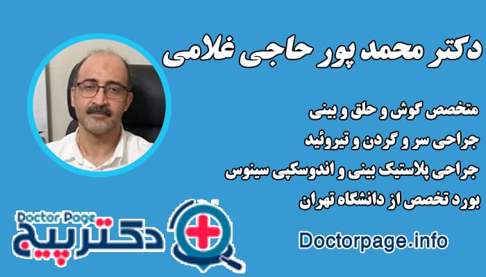 دکتر محمد پور حاجی غلامی بهترین فوق تخصص گوش و حلق و بینی در تهران